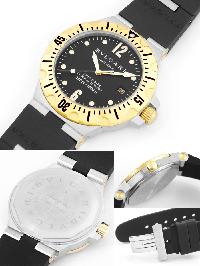 BVLGARI �f�B�A�S�m/�X�N�[�o �����Y�E�H�b�` SD40SGVD �f�B�A�S�m�X�N�[�o�u���b�N